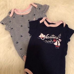Two Onesies by Nautica